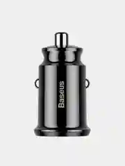 Черный автомобильное зарядное устройство Baseus Premium Grain Car Charger (2хUSB, 3.1A)