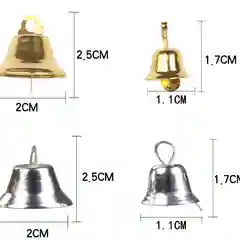 Золотой колокольчик металлический   рождественский