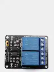 Релейный модуль 2 канала 5V / 12V 10A с опторазвязкой электромеханическое