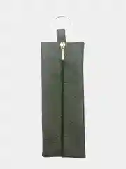 Зеленый ключница кожаная