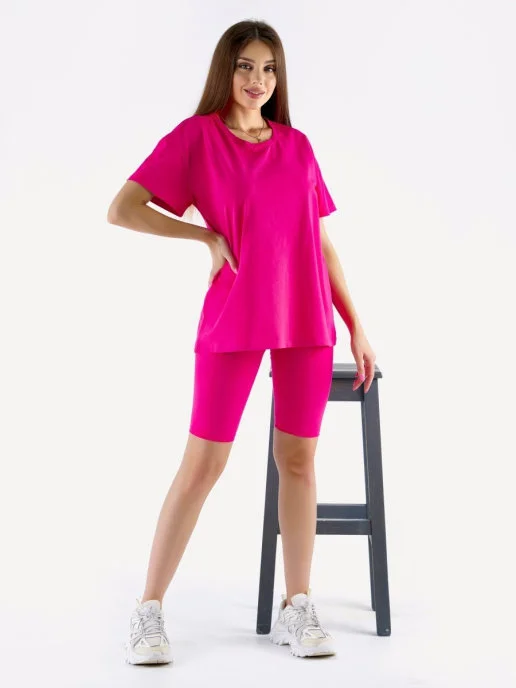 Костюм Modelini спортивный розовый