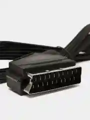 Серый аудио видео кабель SCART - 4RCA / 2RCA