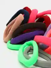 Багровый резинки для волос бесшовные 100шт,черные, разноцветные,резинки для волос набор,