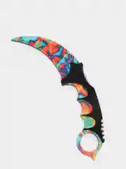 Бирюзовый нож деревянный лак керамбит 10 видов кс го / cs go
