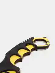 Желтый нож деревянный лак керамбит 10 видов кс го / cs go