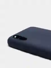 Темно-синий чехол Xiaomi Redmi 7A силиконовый цветной матовый (Сяоми Редми 7А)