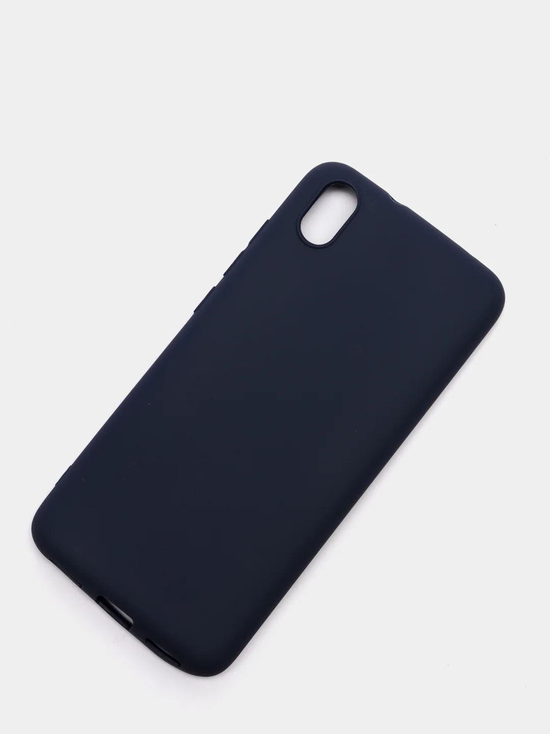 Темно-синий чехол Xiaomi Redmi 7A силиконовый цветной матовый (Сяоми Редми 7А)