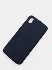 Темно-синий чехол Xiaomi Redmi 7A силиконовый цветной матовый (Сяоми Редми 7А)
