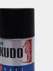 Эмаль термостойкая для мангалов черная KUDO KU5122 520мл