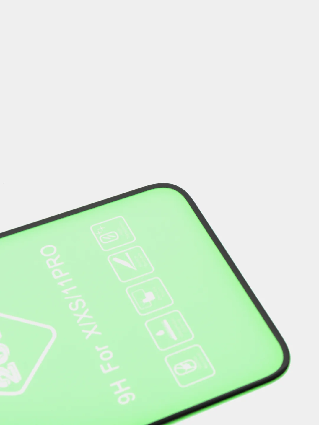 Черный защитное стекло 20D для iPhone 6, 6 plus, 7, 8, 7 plus, X, XS, 11, SE 2020