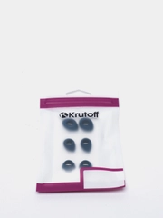 Комплект амбушюр Krutoff для наушников (3 пары, размер S, M, L) синие
