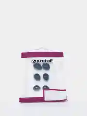 Комплект амбушюр Krutoff для наушников (3 пары, размер S, M, L) синие