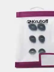 Комплект амбушюр Krutoff для наушников (3 пары, размер S, M, L) синие