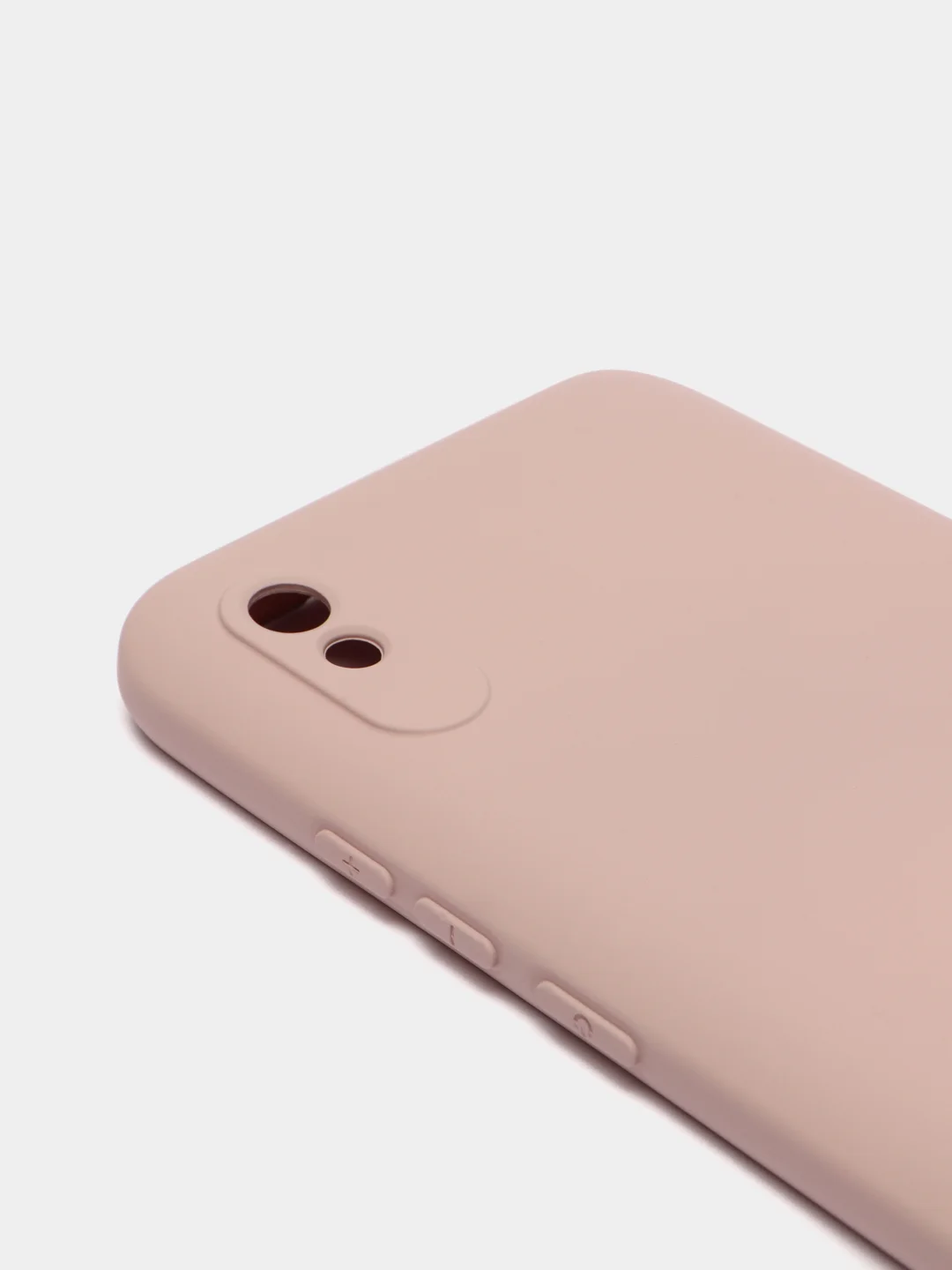 Бежевый меланж чехол Xiaomi Redmi 9A, Сяоми Редми 9А силиконовый Silicone Cover с закрытым низом
