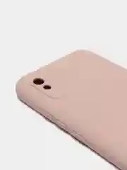 Бежевый меланж чехол Xiaomi Redmi 9A, Сяоми Редми 9А силиконовый Silicone Cover с закрытым низом