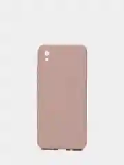 Бежевый меланж чехол Xiaomi Redmi 9A, Сяоми Редми 9А силиконовый Silicone Cover с закрытым низом