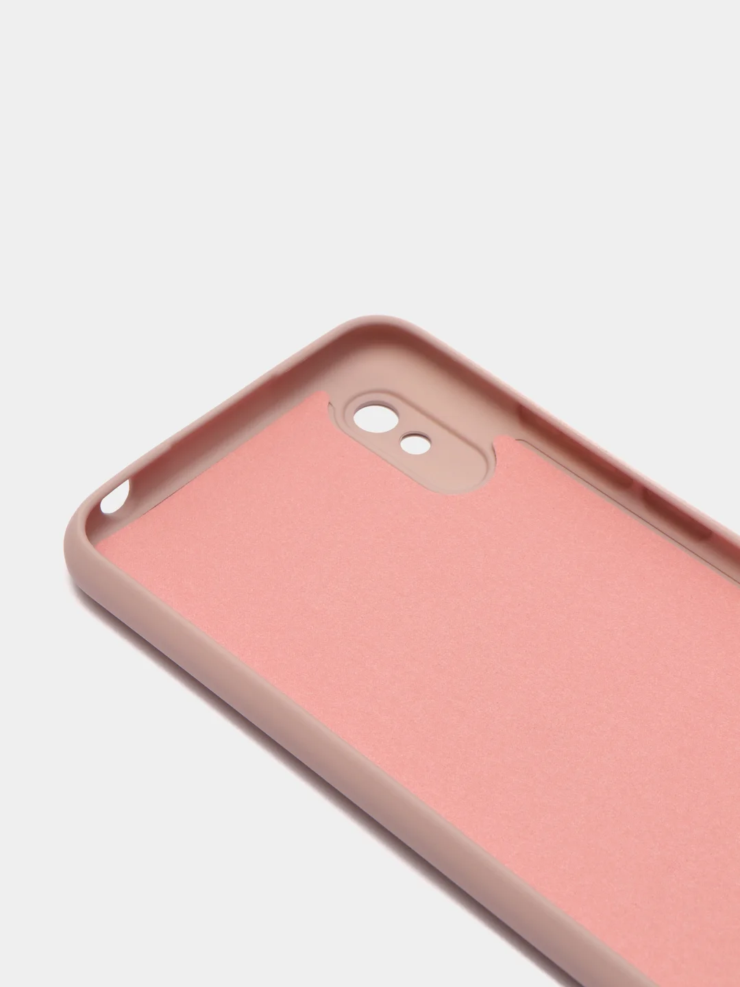Бежевый меланж чехол Xiaomi Redmi 9A, Сяоми Редми 9А силиконовый Silicone Cover с закрытым низом