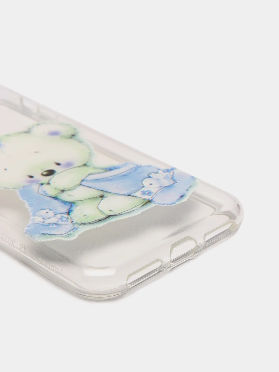 Ледяной чехол Apple iPhone X / Xs прозрачный силиконовый с рисунком