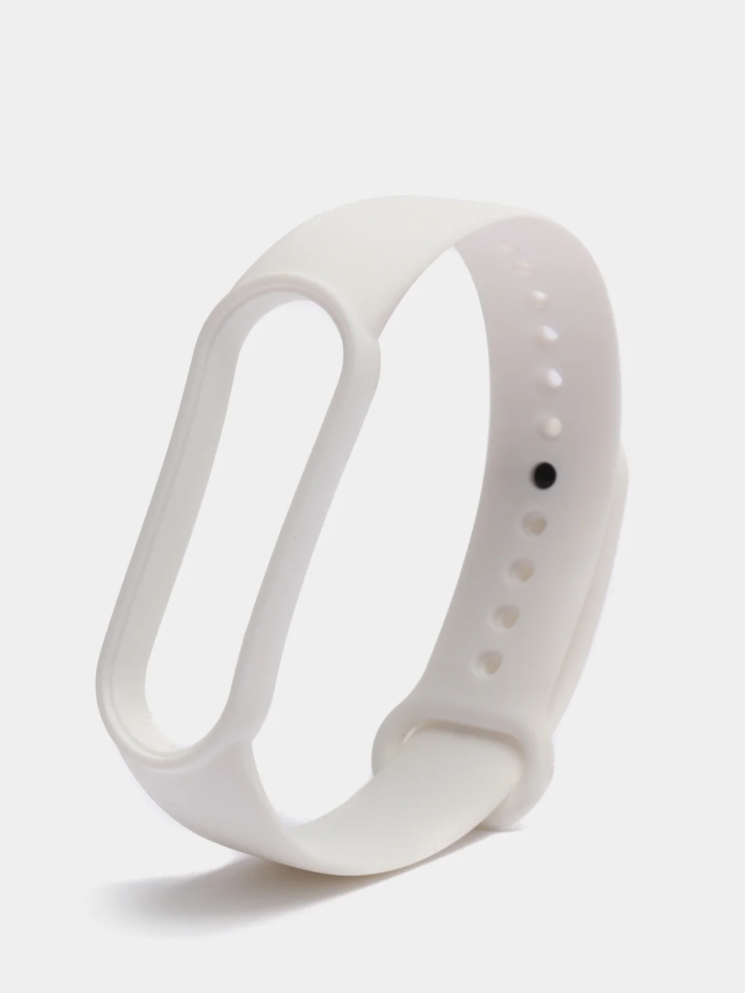 Белый силиконовый ремешок Xiaomi Mi Band 3 и Band 4