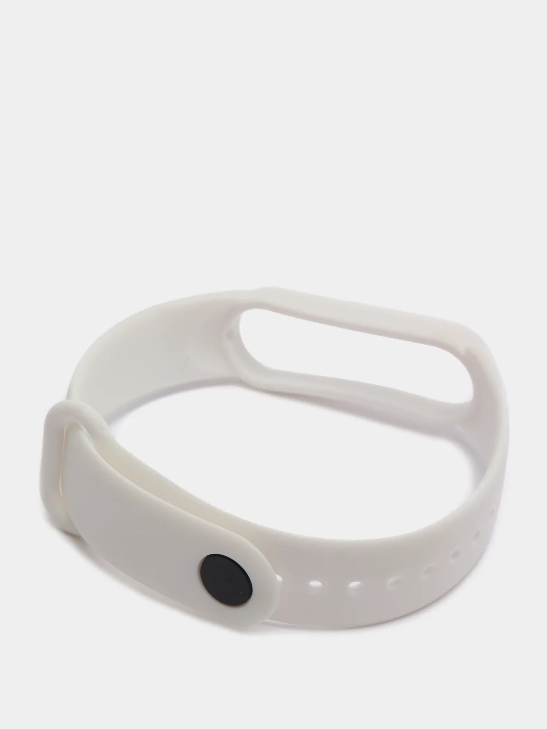 Белый силиконовый ремешок Xiaomi Mi Band 3 и Band 4