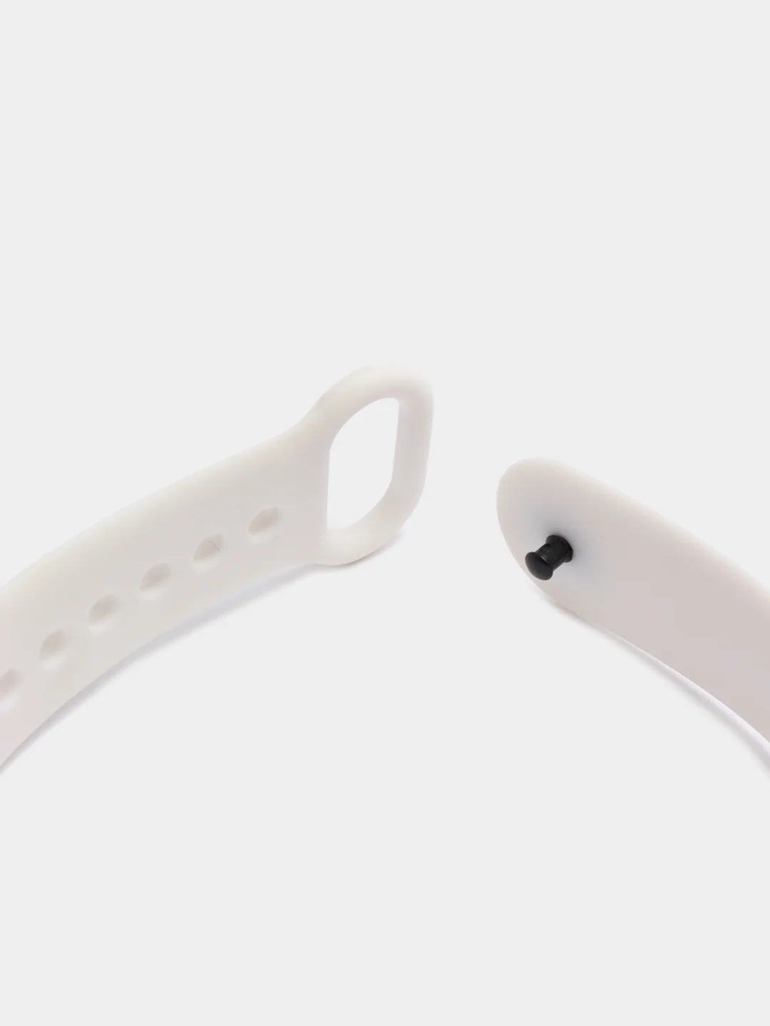Белый силиконовый ремешок Xiaomi Mi Band 3 и Band 4