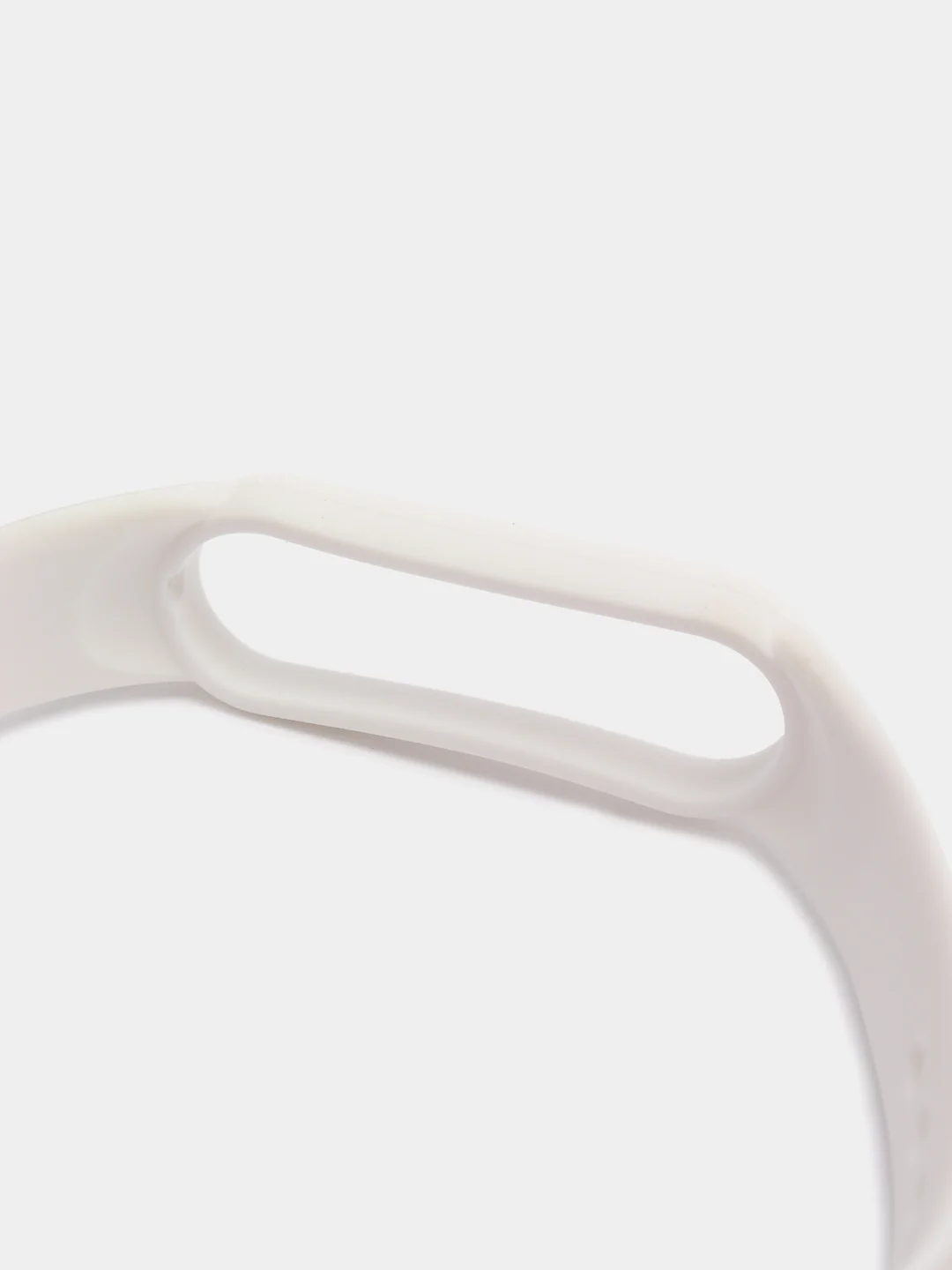 Белый силиконовый ремешок Xiaomi Mi Band 3 и Band 4
