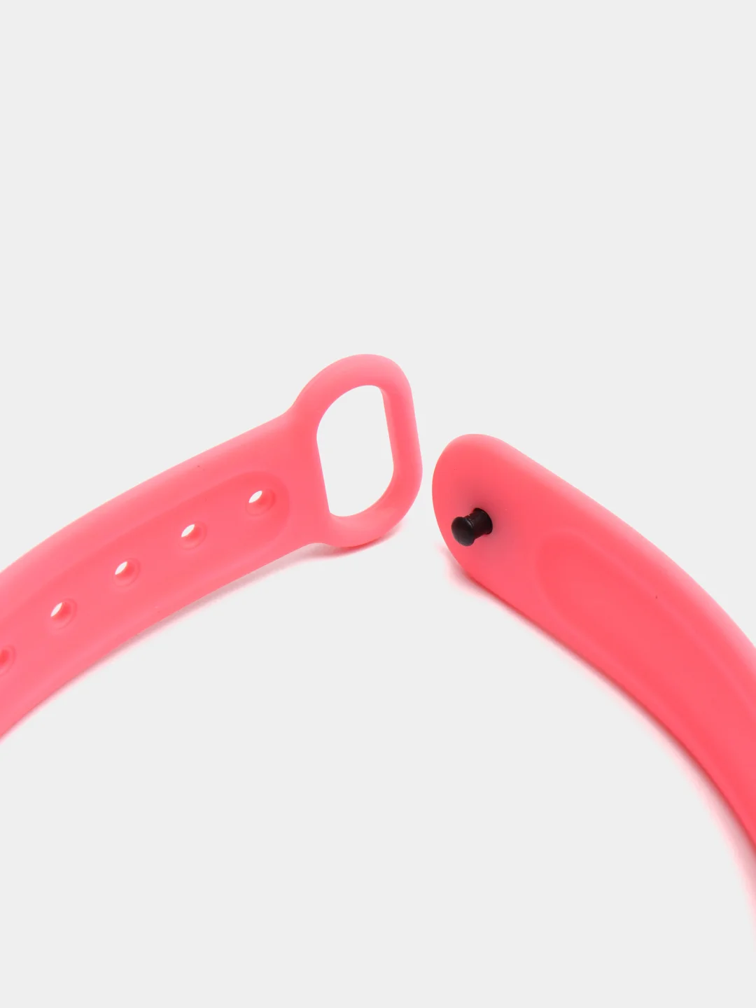 Розовый силиконовый ремешок Xiaomi Mi Band 3 и Band 4