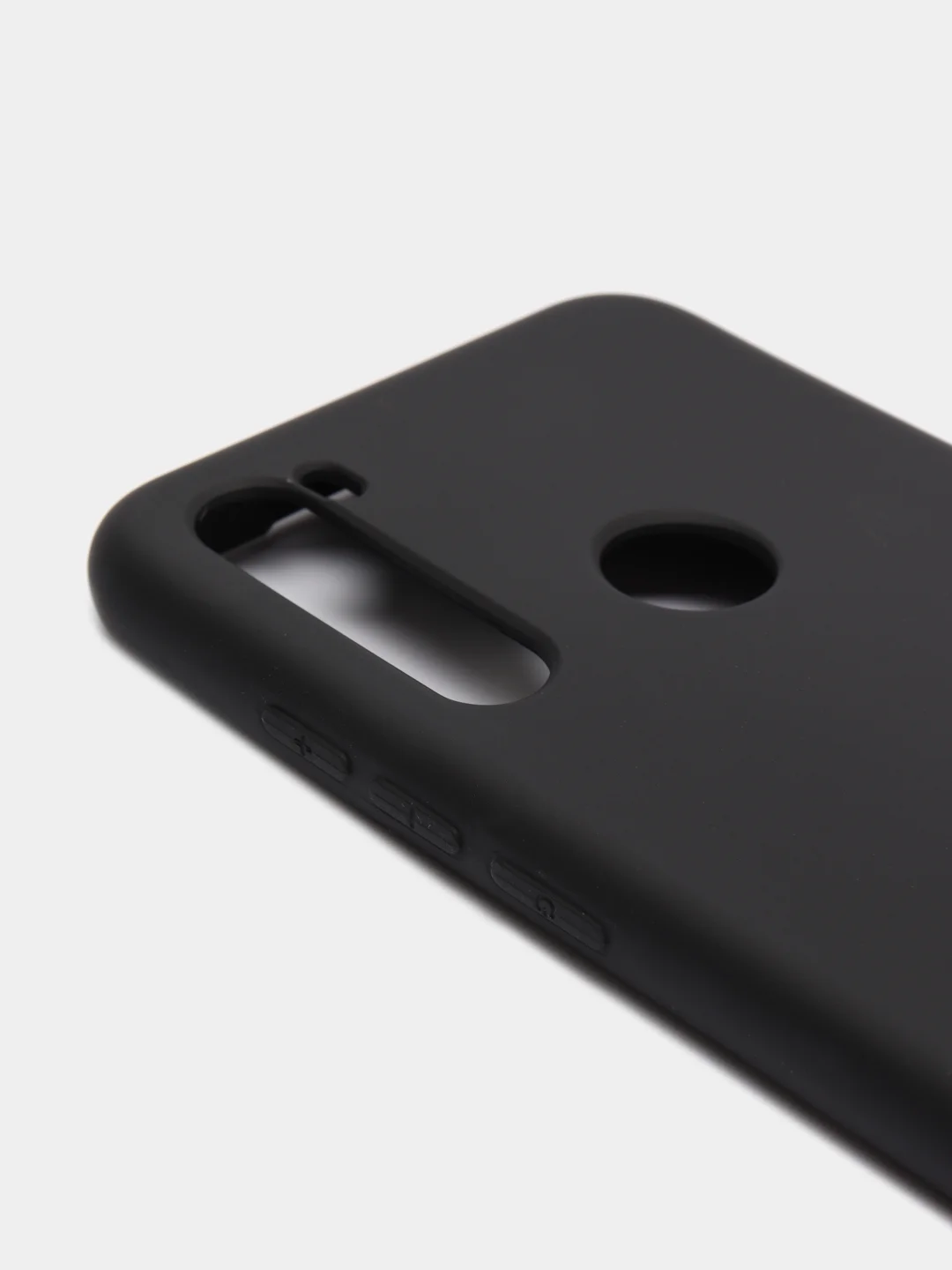 Черный чехол Xiaomi Redmi Note 8T, Сяоми Редми Нот 8Т силиконовый, с закрытым низом