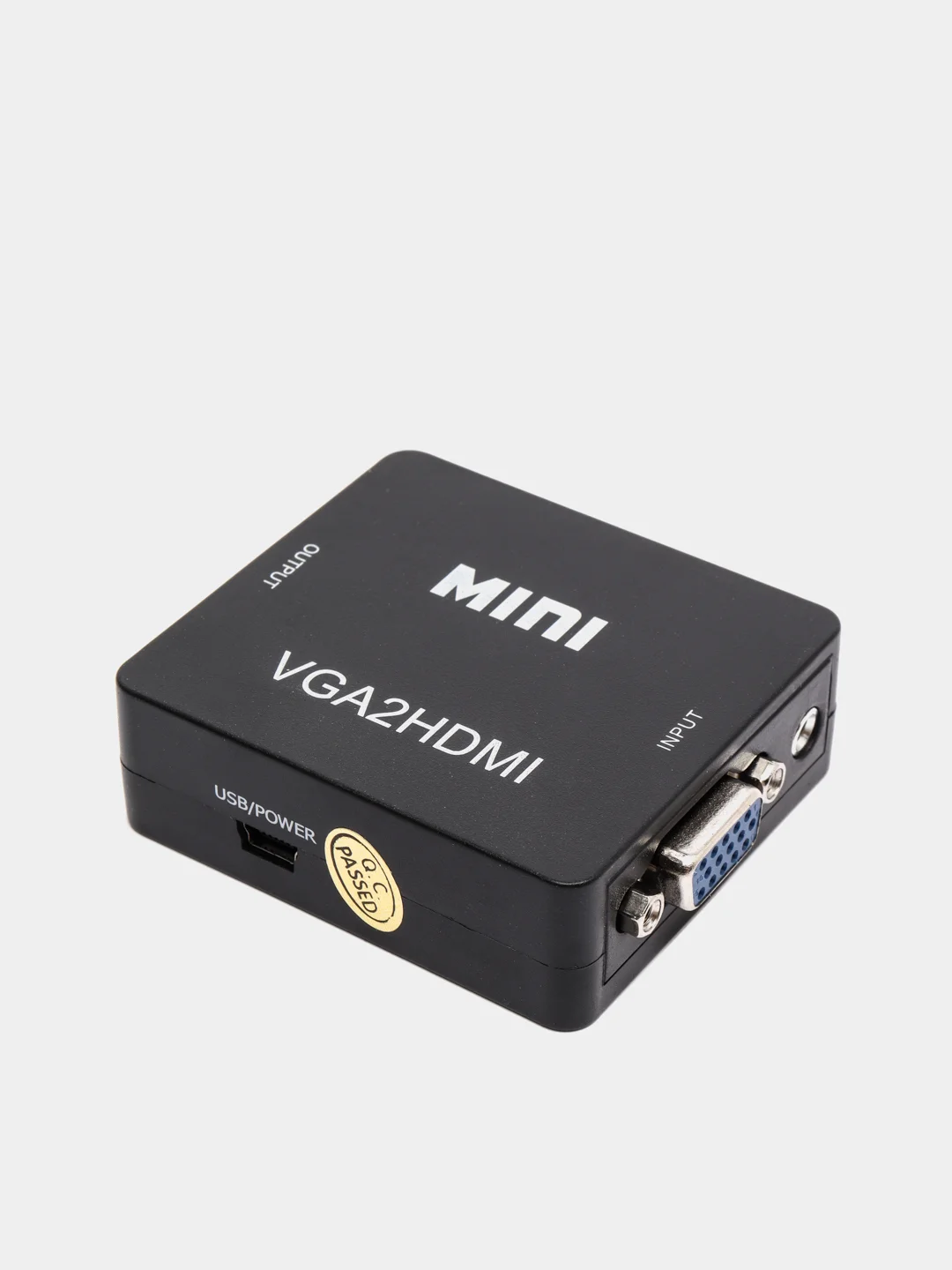 Конвертер из VGA в HDMI с audio входом и кабелем для питания