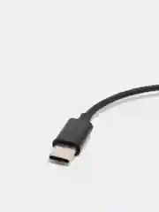 Черный адаптер аудио переходник (Type-C/3.5mm jack aux)
