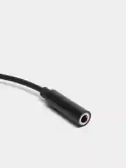 Черный адаптер аудио переходник (Type-C/3.5mm jack aux)