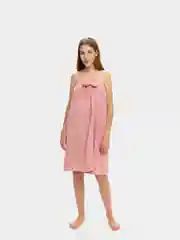 Юбка для сауны DeNASTIA 80х145см, соты, розовая