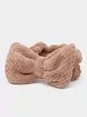 Повязка для волос DeNASTIA 9х45см, соты, коричневый