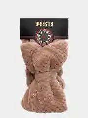 Повязка для волос DeNASTIA 9х45см, соты, коричневый
