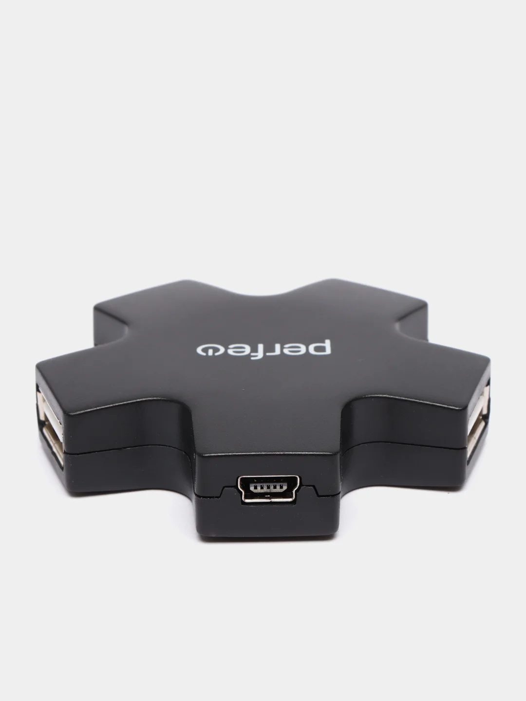 Черный perfeo USB хаб USB-HUB 4 порта PF-HYD-6098H