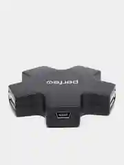 Черный perfeo USB хаб USB-HUB 4 порта PF-HYD-6098H
