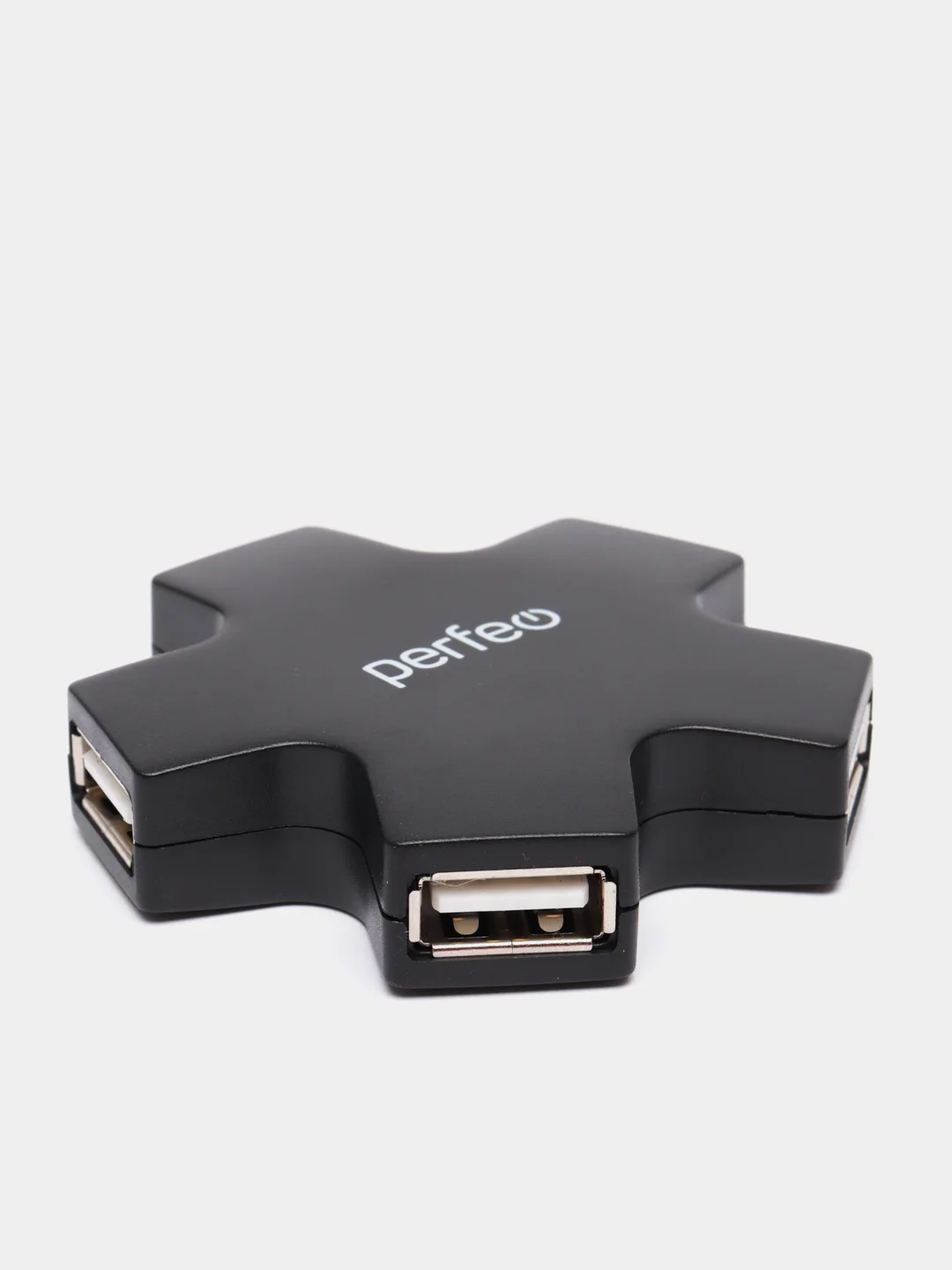 Черный perfeo USB хаб USB-HUB 4 порта PF-HYD-6098H