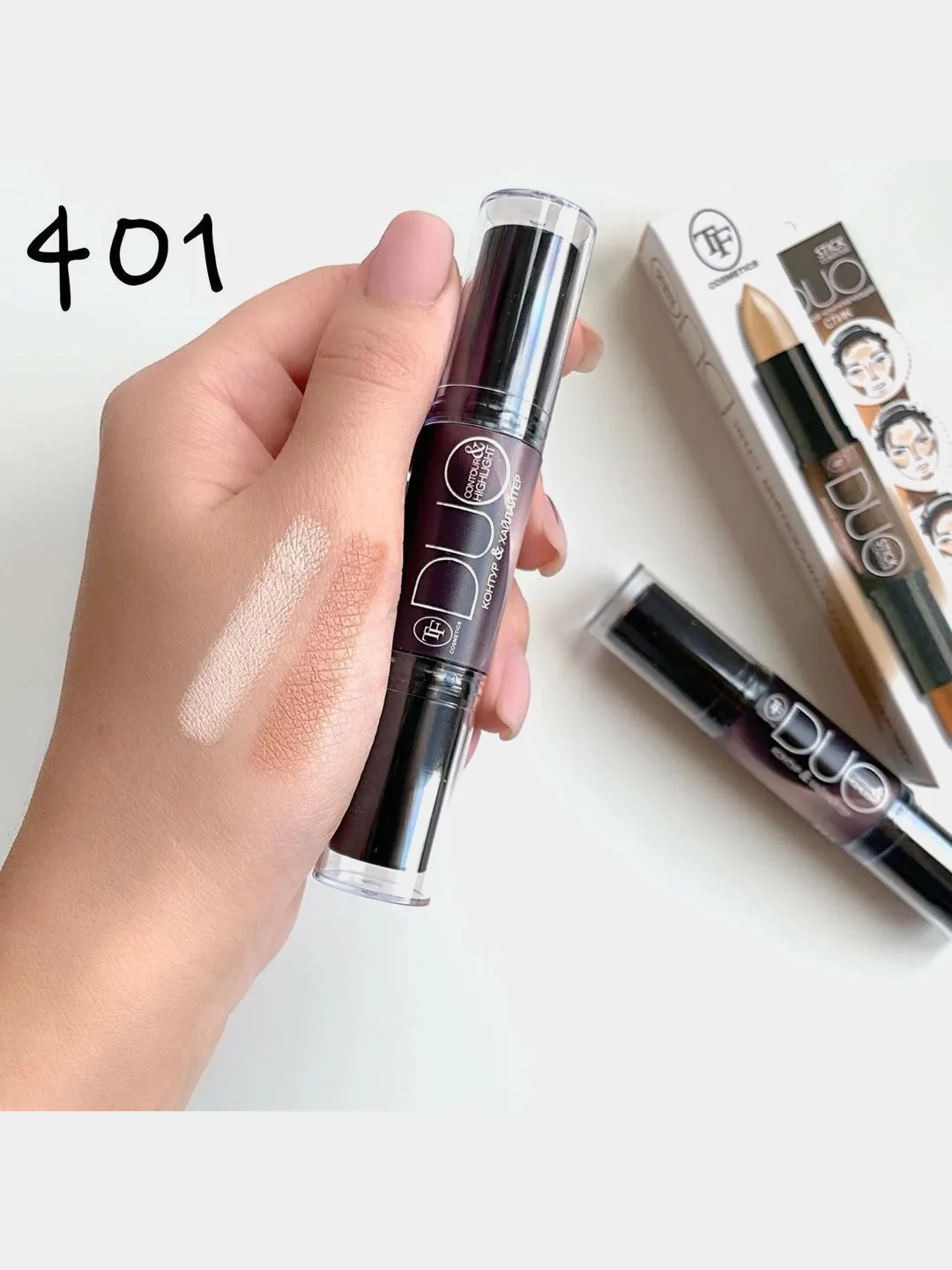 Двойной контурирующий стик DUO CONTOUR STICK TF 2 вида