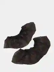 Носки одноразовые, бахилы из НПП, черные, размеры 35-42, 35-45, 50 пар(100 шт)