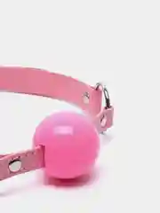 Розовый кляп в рот для БДСМ, ролевых игр,шарик-кляп БДСМ