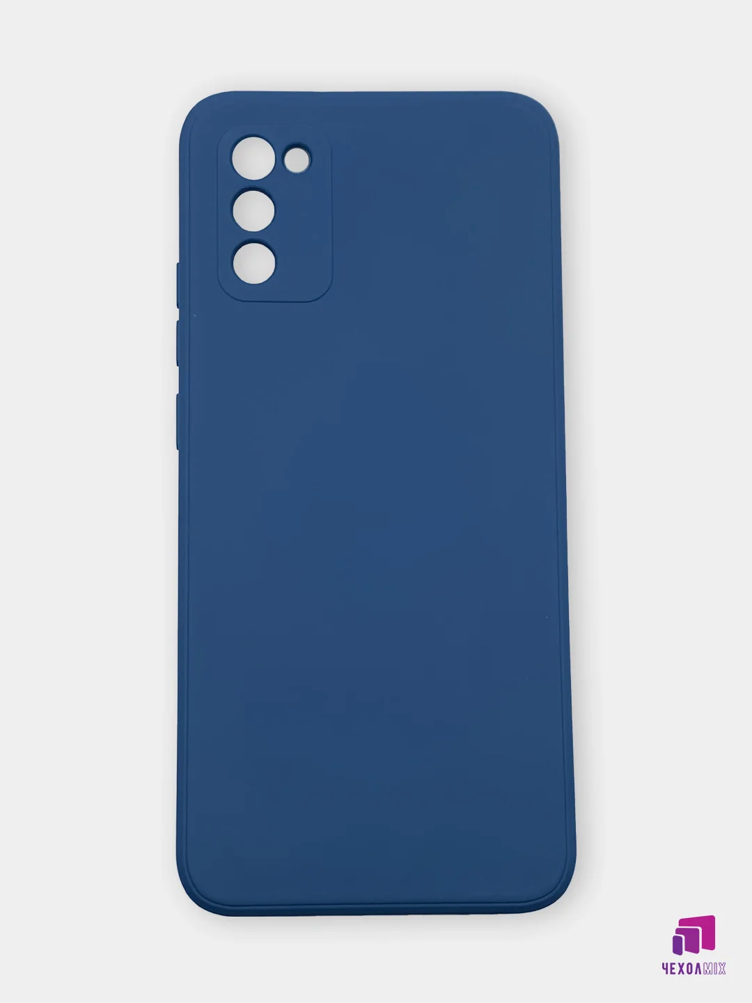 Морской чехол для Samsung Galaxy A02S силиконовый с бархатной подкладкой