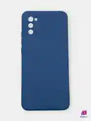 Морской чехол для Samsung Galaxy A02S силиконовый с бархатной подкладкой