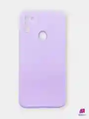 Чехол для Samsung Galaxy A11/M11 силиконовый, борта чехла прямые, с бархатной подкладкой
