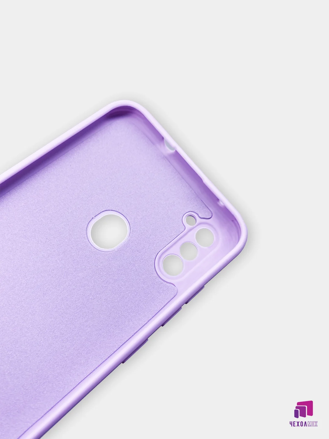 Чехол для Samsung Galaxy A11/M11 силиконовый, борта чехла прямые, с бархатной подкладкой