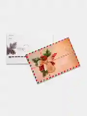 Карамельный почтовая карточка-открытка "С Новым годом", 10 x 15 см