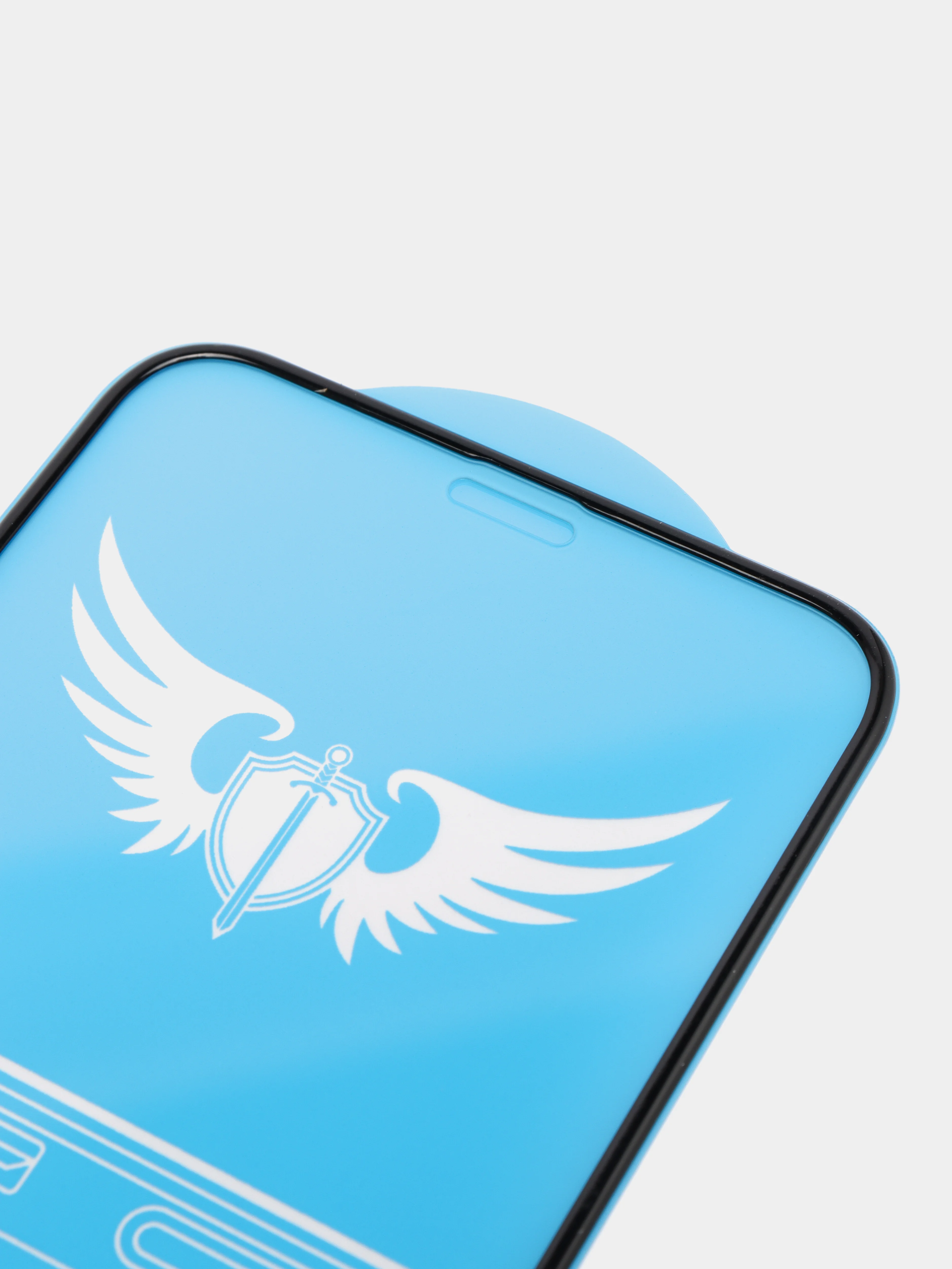 Черный защитное стекло 18D для iPhone 13   7/8 7+/8+ 11/XR 12 противоударное с усиленным бортиком