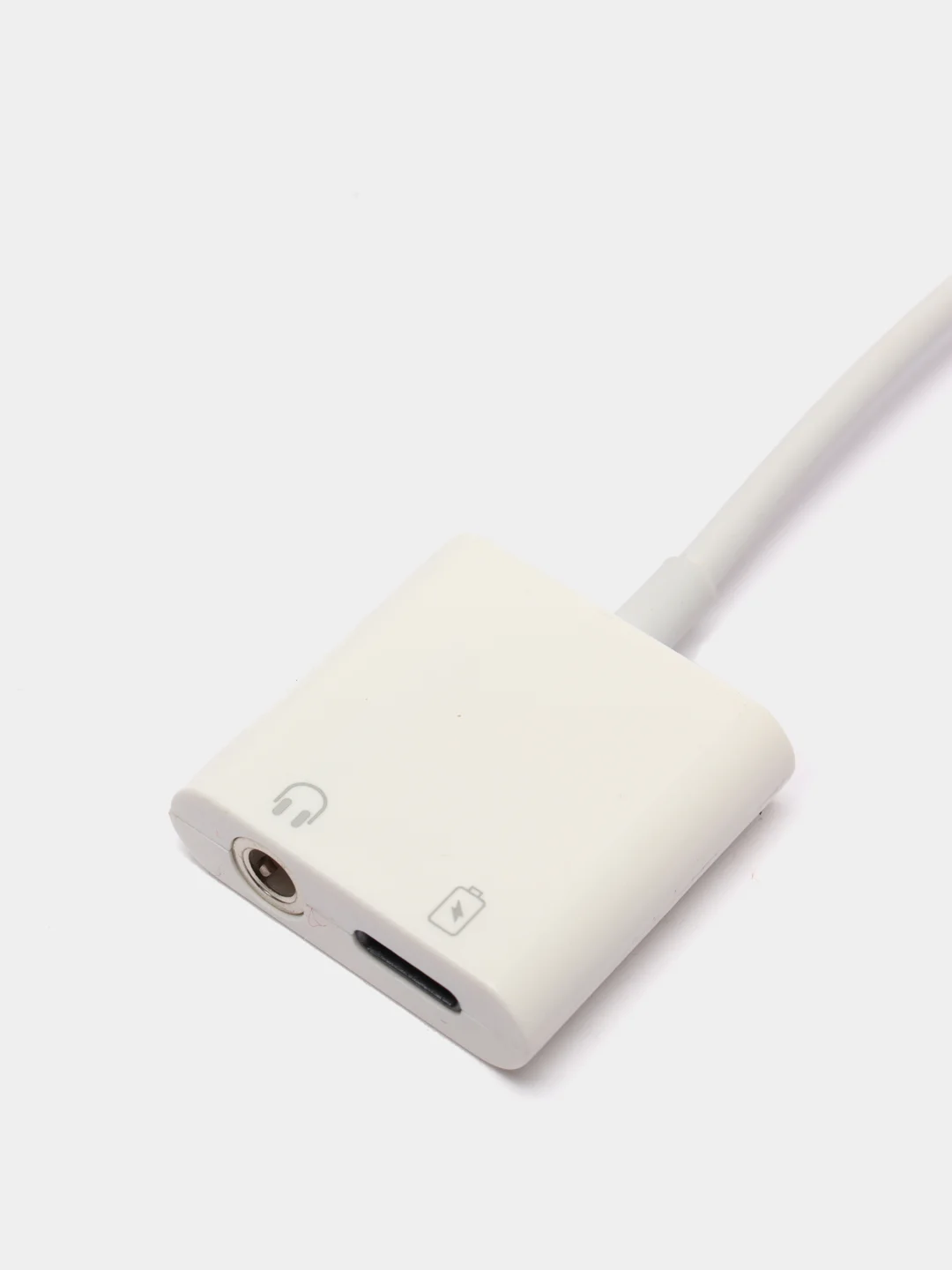 Адаптер MH030 2 в 1: Lightning в Jack 3.5 мм и Lightning