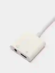 Адаптер MH030 2 в 1: Lightning в Jack 3.5 мм и Lightning