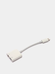 Адаптер MH030 2 в 1: Lightning в Jack 3.5 мм и Lightning