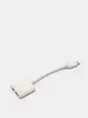 Адаптер MH030 2 в 1: Lightning в Jack 3.5 мм и Lightning